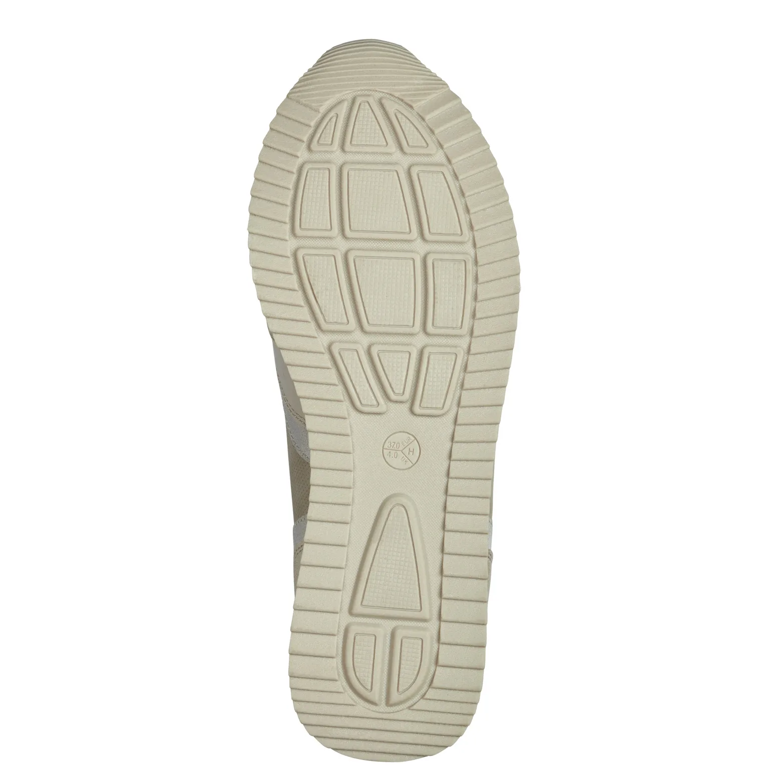 Jana beige gouden sneakers met rits - Afbeelding 5